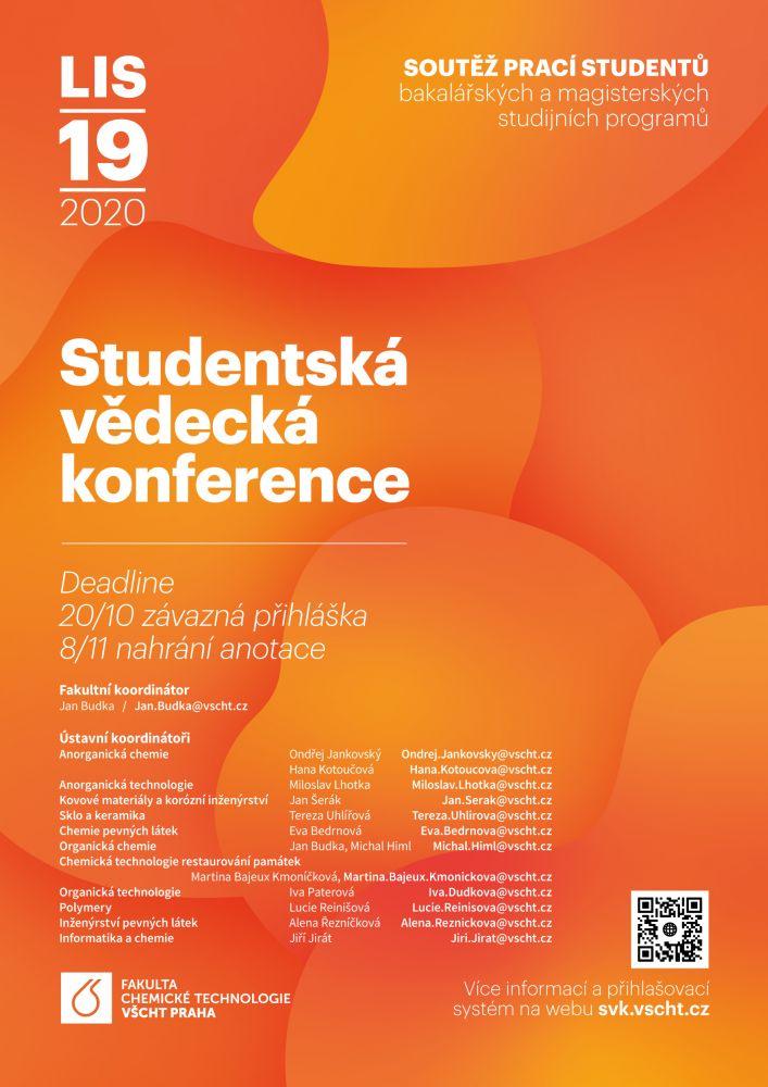Studentská vědecká konference 2020 proběhne on-line